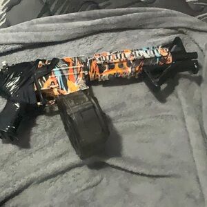 Custom Graffiti Style Toy Gun